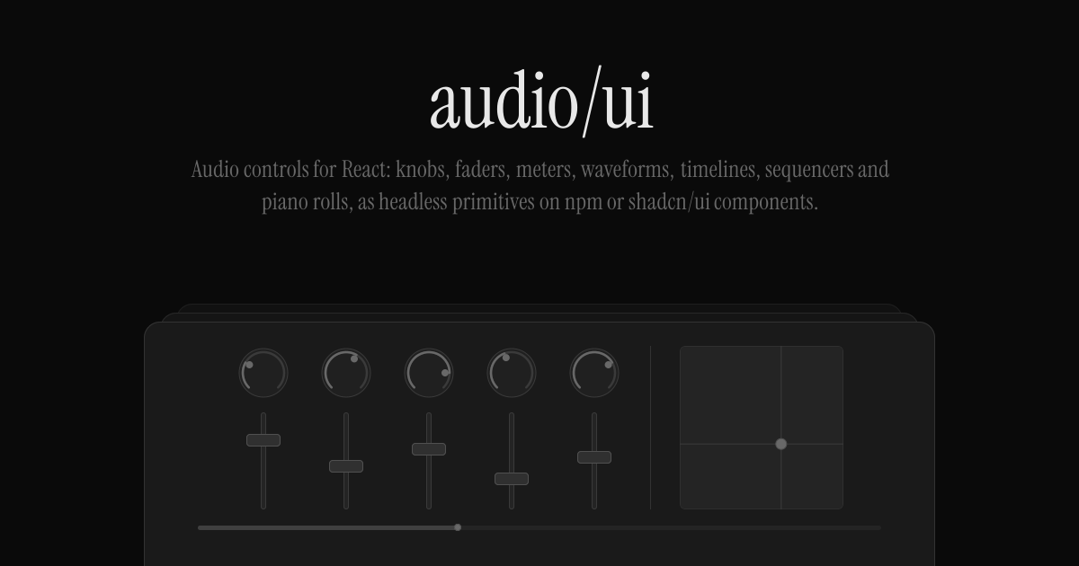 @audio-ui preview